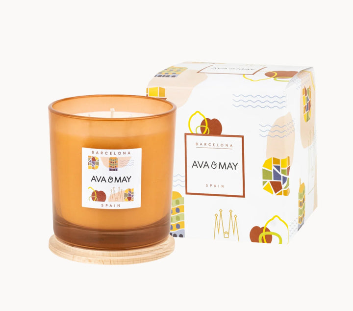 AVA & MAY Duftkerze Barcelona Gross, 500 g