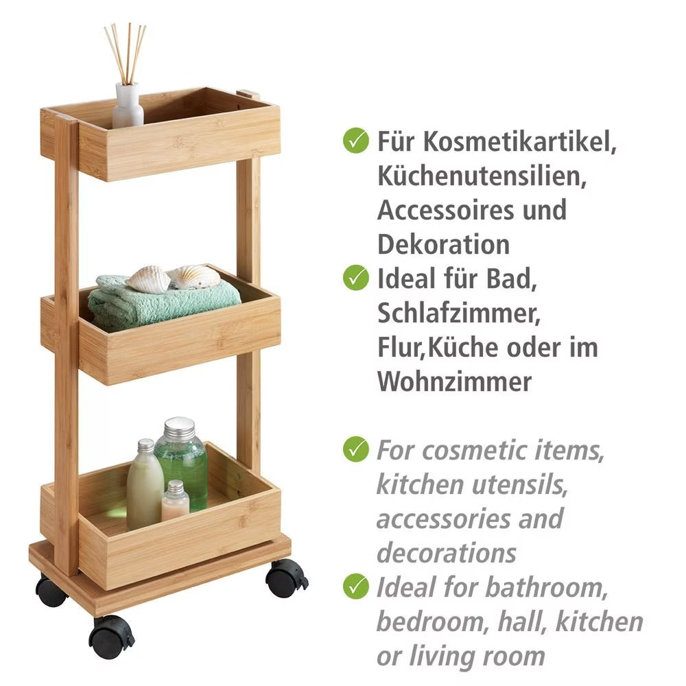Wenko Badezimmerregal Tortona Braun