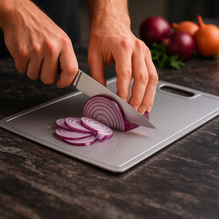 Titan Küchenprofi – 100 % Titan Schneidebrett