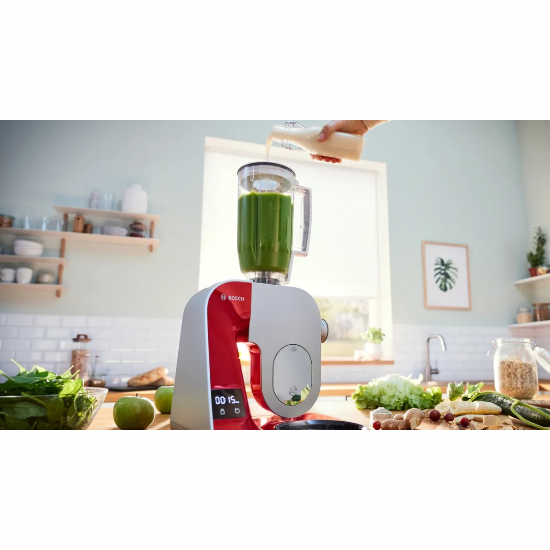 Bosch Küchenmaschine MUM58720 Rot Silber