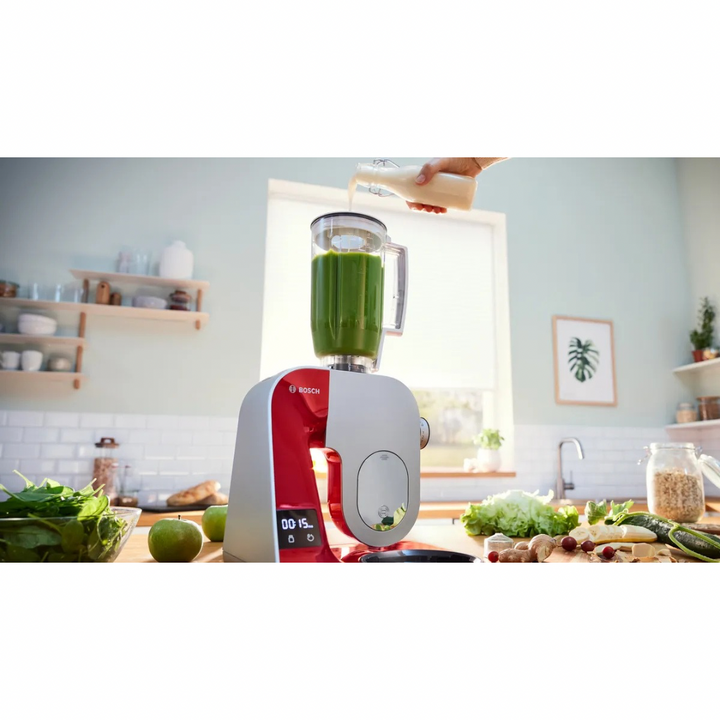 Bosch Küchenmaschine MUM58720 Rot Silber