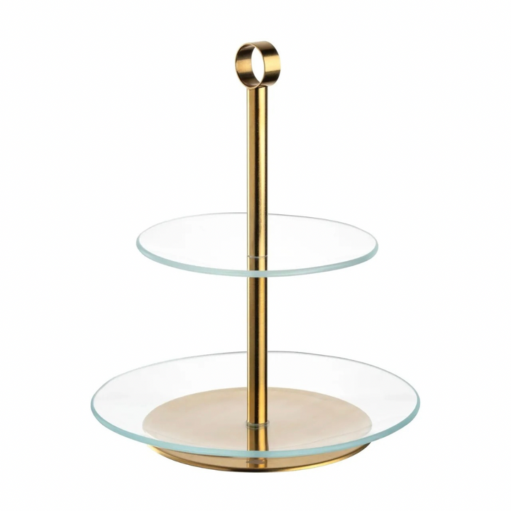Leonardo Etagere Cena 2-teilig 35 cm Gold
