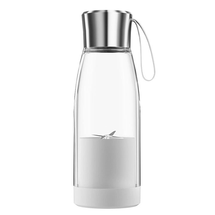 Fresh Juice Smoothie2Go Chic – Tragbarer Smoothie Maker 450ml, 4 Klingen, USB-C aufladbar, Mini-Mixer für unterwegs