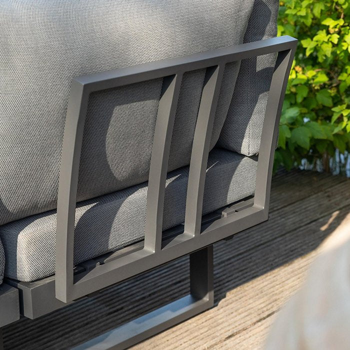 COCON Ascona Loungeset – 4‑Sitzer Gartenmöbel in Anthrazit