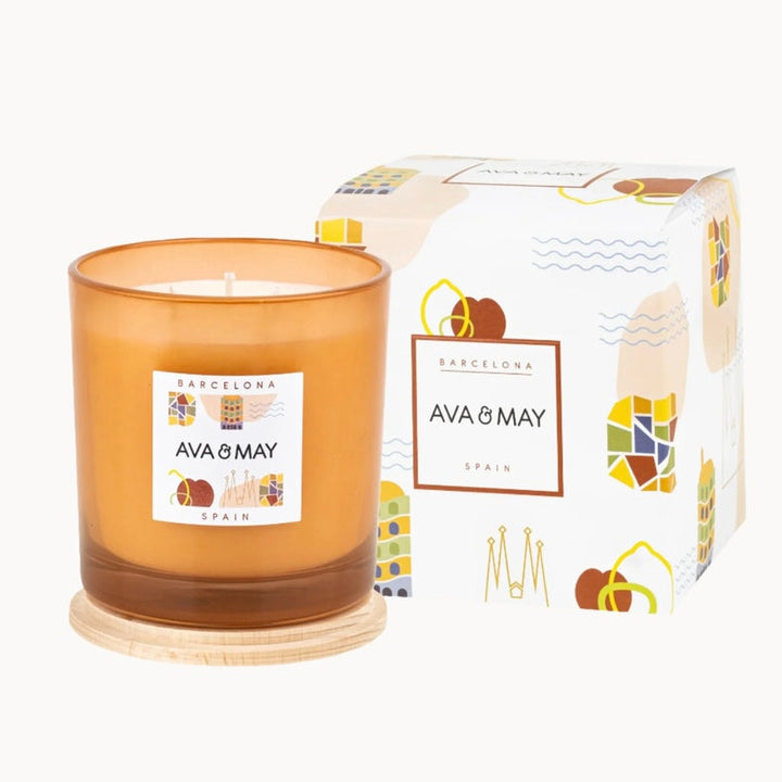 AVA & MAY Duftkerze Barcelona Gross, 500 g