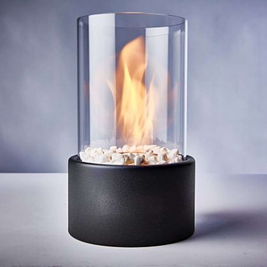 Tischkamin für Bioethanol 16 x 26.5 cm In- und Outdoor Dekofeuer