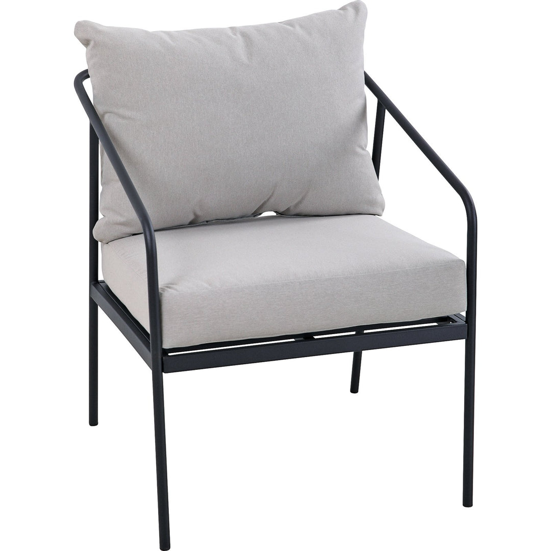 COCON Origlio Loungeset – 4‑Sitzer Gartenmöbel in Beige/Schwarz