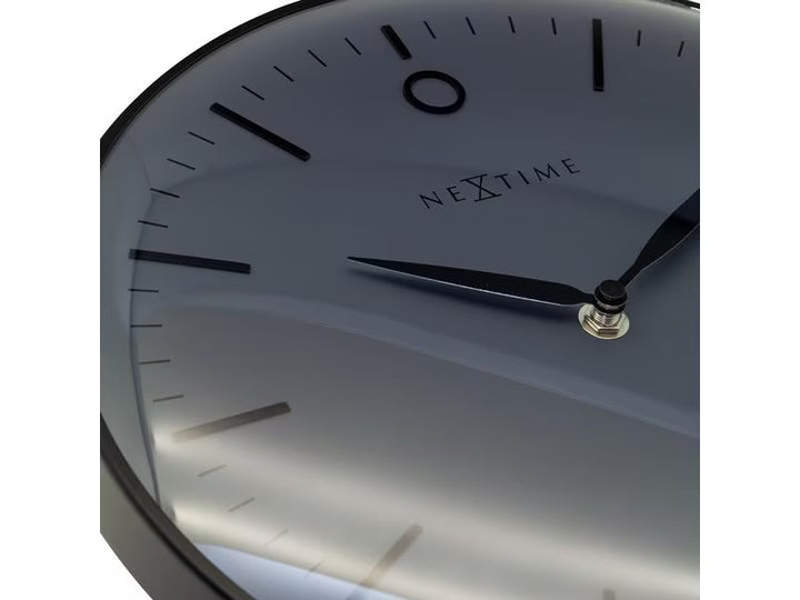 NeXtime Wanduhr Small Glamour 30 Ø, Schwarz/Weiss