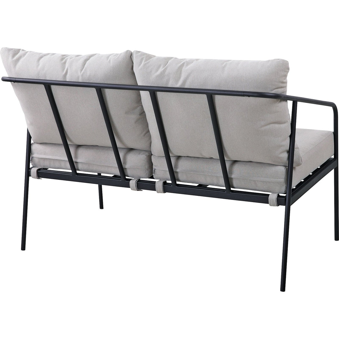 COCON Origlio Loungeset – 4‑Sitzer Gartenmöbel in Beige/Schwarz