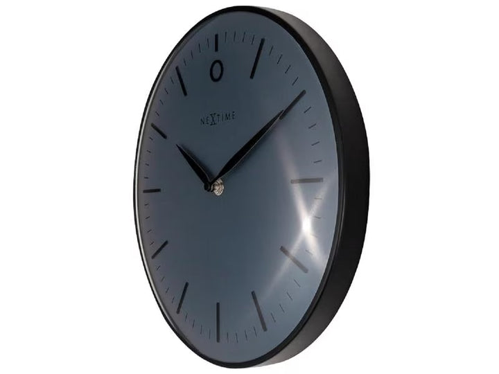 NeXtime Wanduhr Small Glamour 30 Ø, Schwarz/Weiss