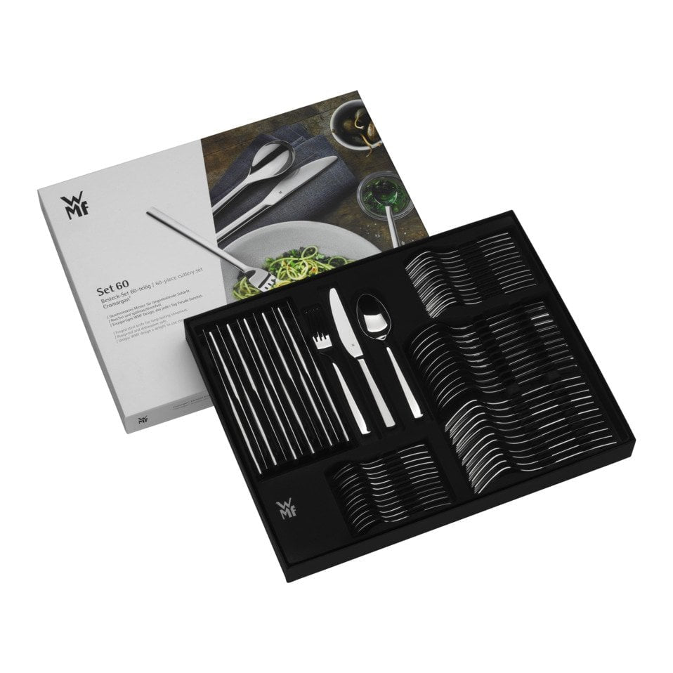 WMF Besteck-Set Boston 60-teilig, Silber
