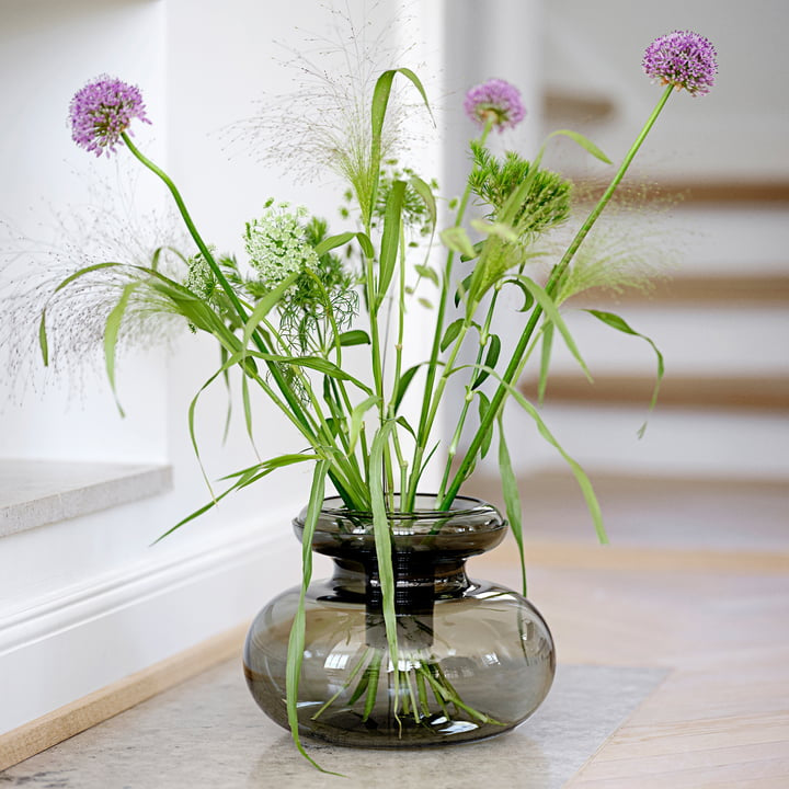 Zone Denmark Vase Inu 33 cm, Dunkelgrau