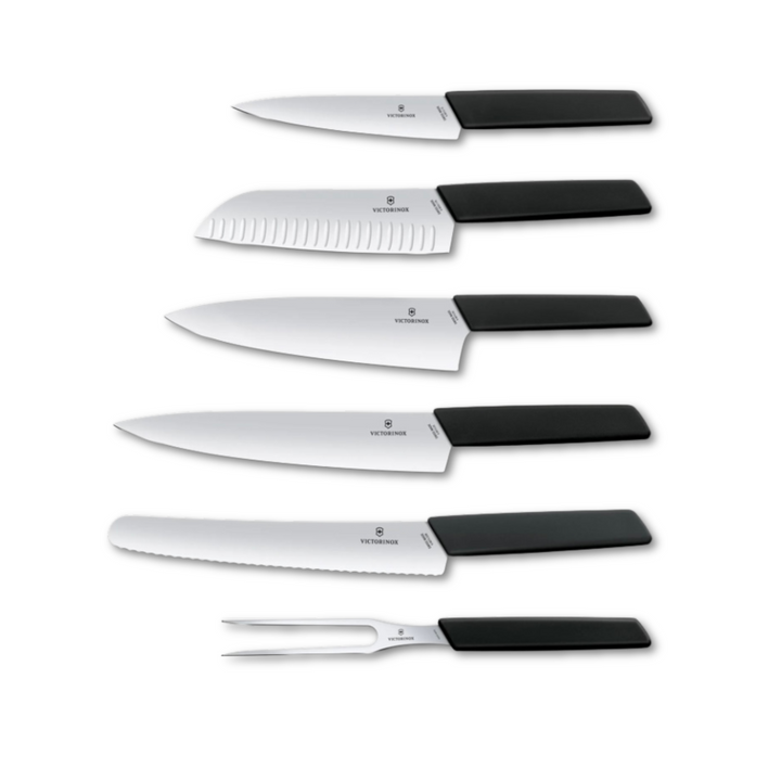 Victorinox Messerblock Swiss Modern – 6 Messer & Block