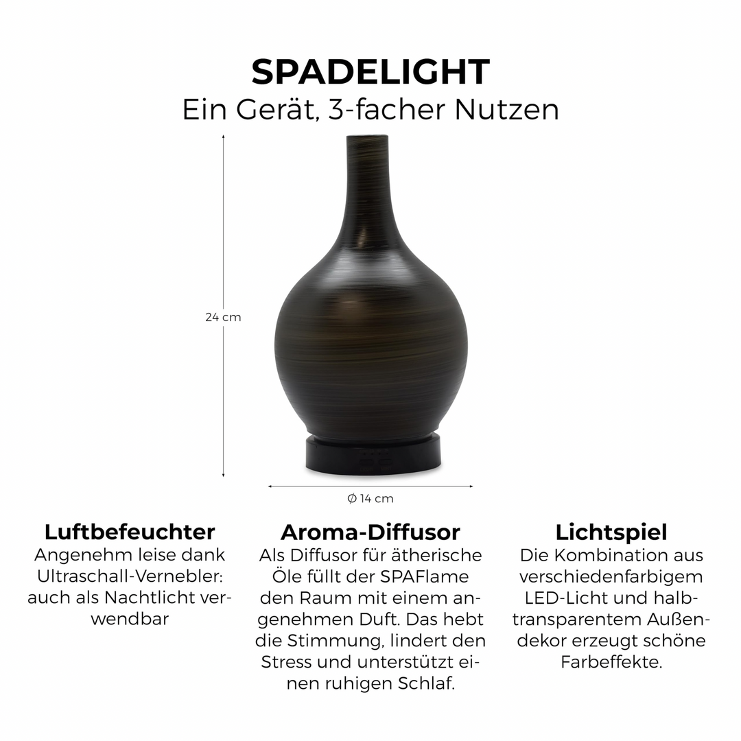 Pajoma Aroma Diffuser SPADelight Schwarz