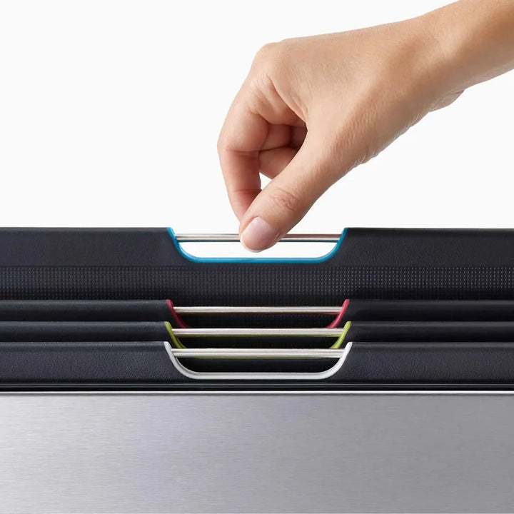 Joseph Joseph Schneidebrett-Set Folio Steel – 4-teilig, Edelstahlcase