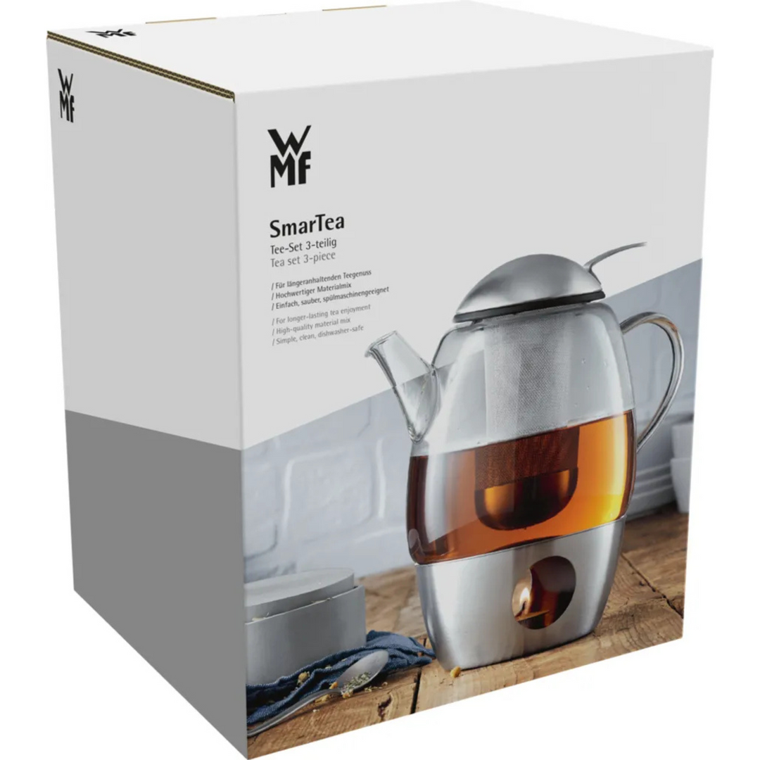 WMF Tee-Set Smartea – 1 l Teekanne mit Edelstahlfilter
