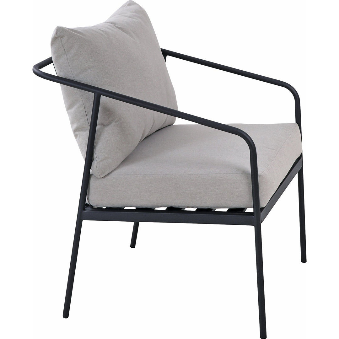 COCON Origlio Loungeset – 4‑Sitzer Gartenmöbel in Beige/Schwarz