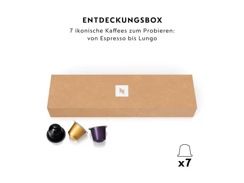 Krups Kaffeemaschine Nespresso Essenza Mini XN1108 Schwarz