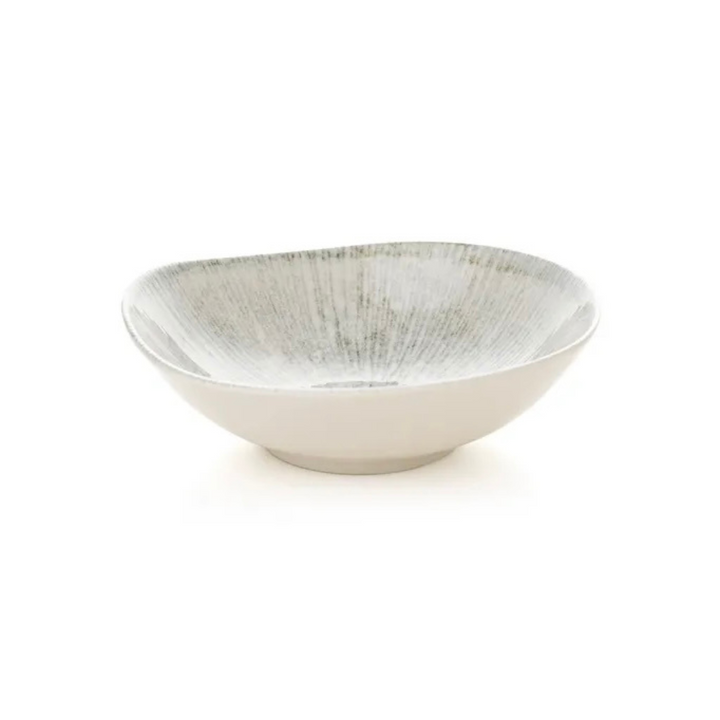 Hermia Geschirr-Set Beige/Grau – 24-teilig, Porzellan