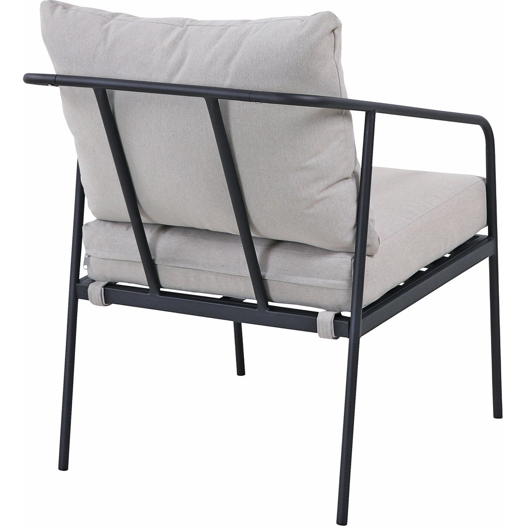 COCON Origlio Loungeset – 4‑Sitzer Gartenmöbel in Beige/Schwarz