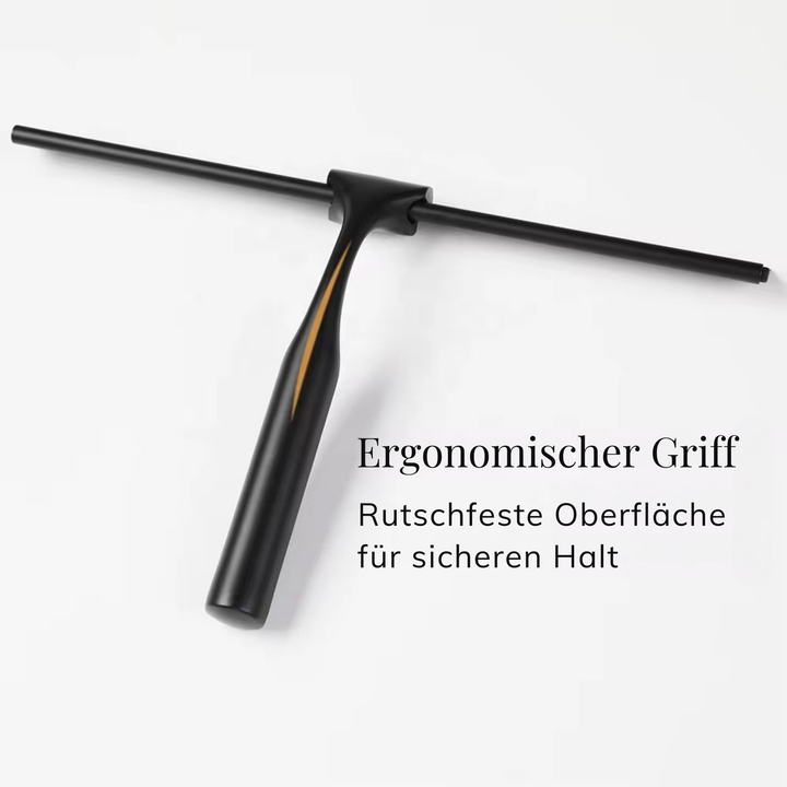 Duschabzieher aus Edelstahl mit Saughalterung