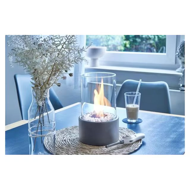 Tischkamin für Bioethanol 16 x 26.5 cm In- und Outdoor Dekofeuer