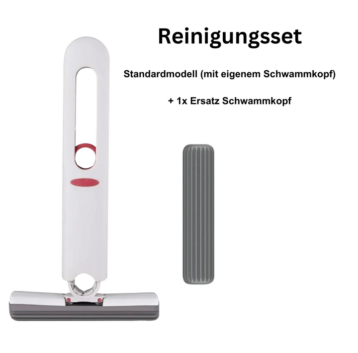 Tragbarer Mini Mopp Squeeze Wischmopp mit Auswringfunktion