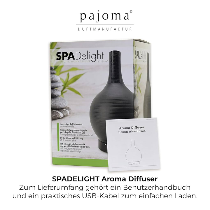 Pajoma Aroma Diffuser SPADelight Schwarz
