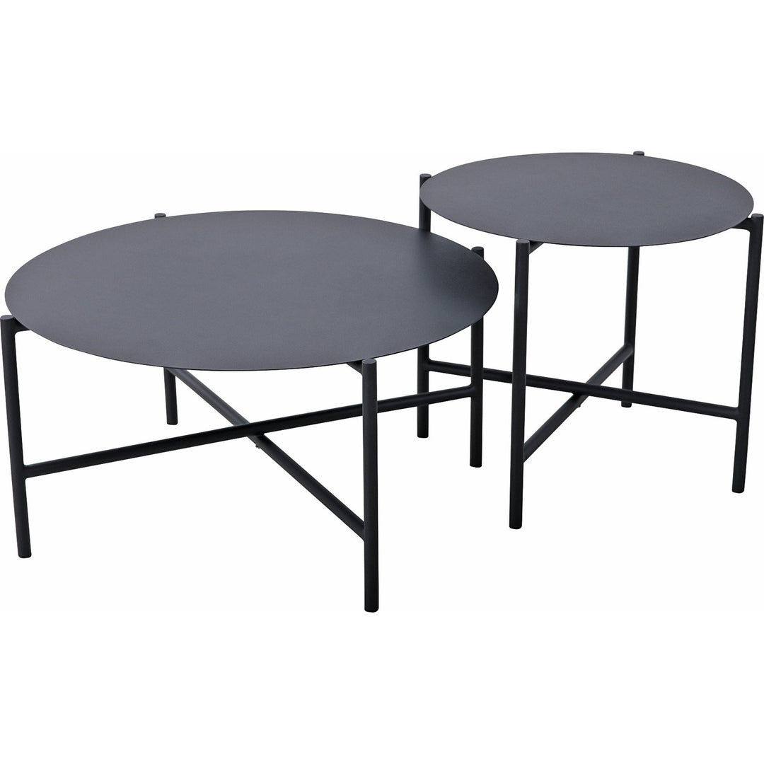 COCON Origlio Loungeset – 4‑Sitzer Gartenmöbel in Beige/Schwarz