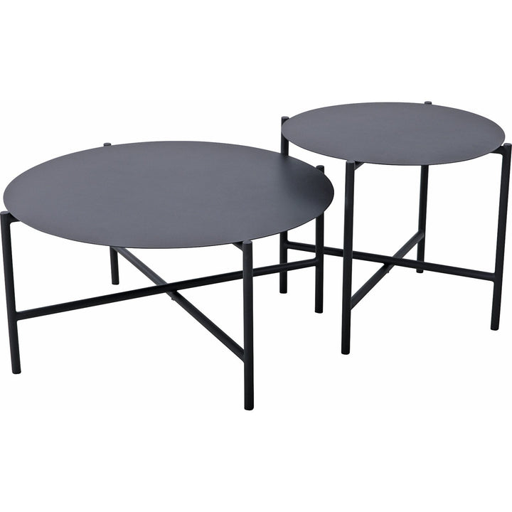 COCON Origlio Loungeset – 4‑Sitzer Gartenmöbel in Beige/Schwarz