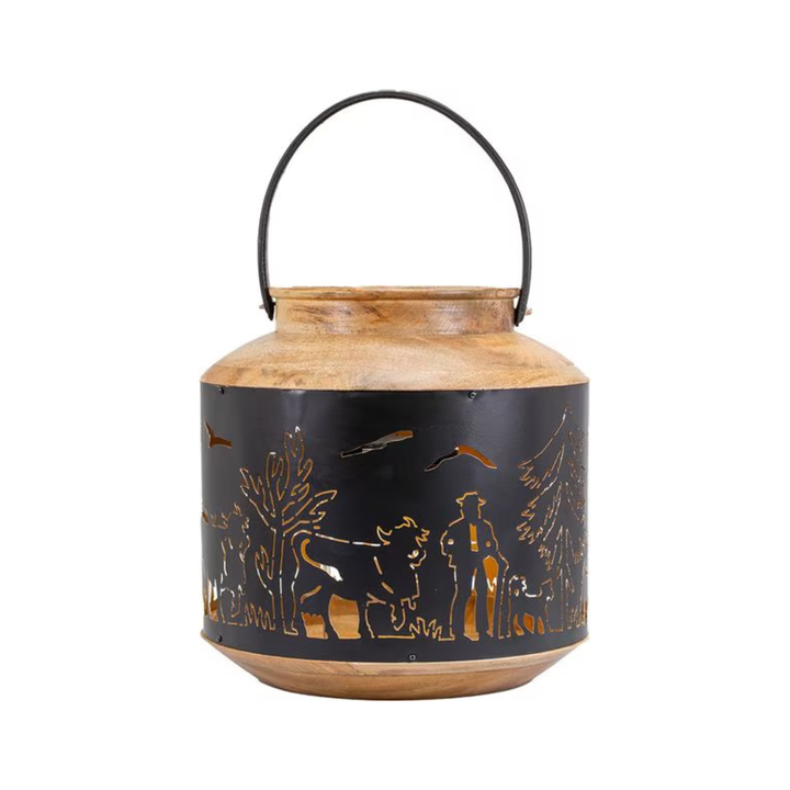 Kadastar Laterne Alpaufzug Familie 37 cm