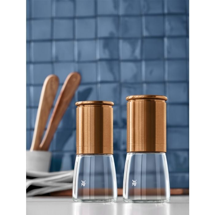 WMF Salz- und Pfeffermühle De Luxe 2 Stück, 14 cm, Transparent