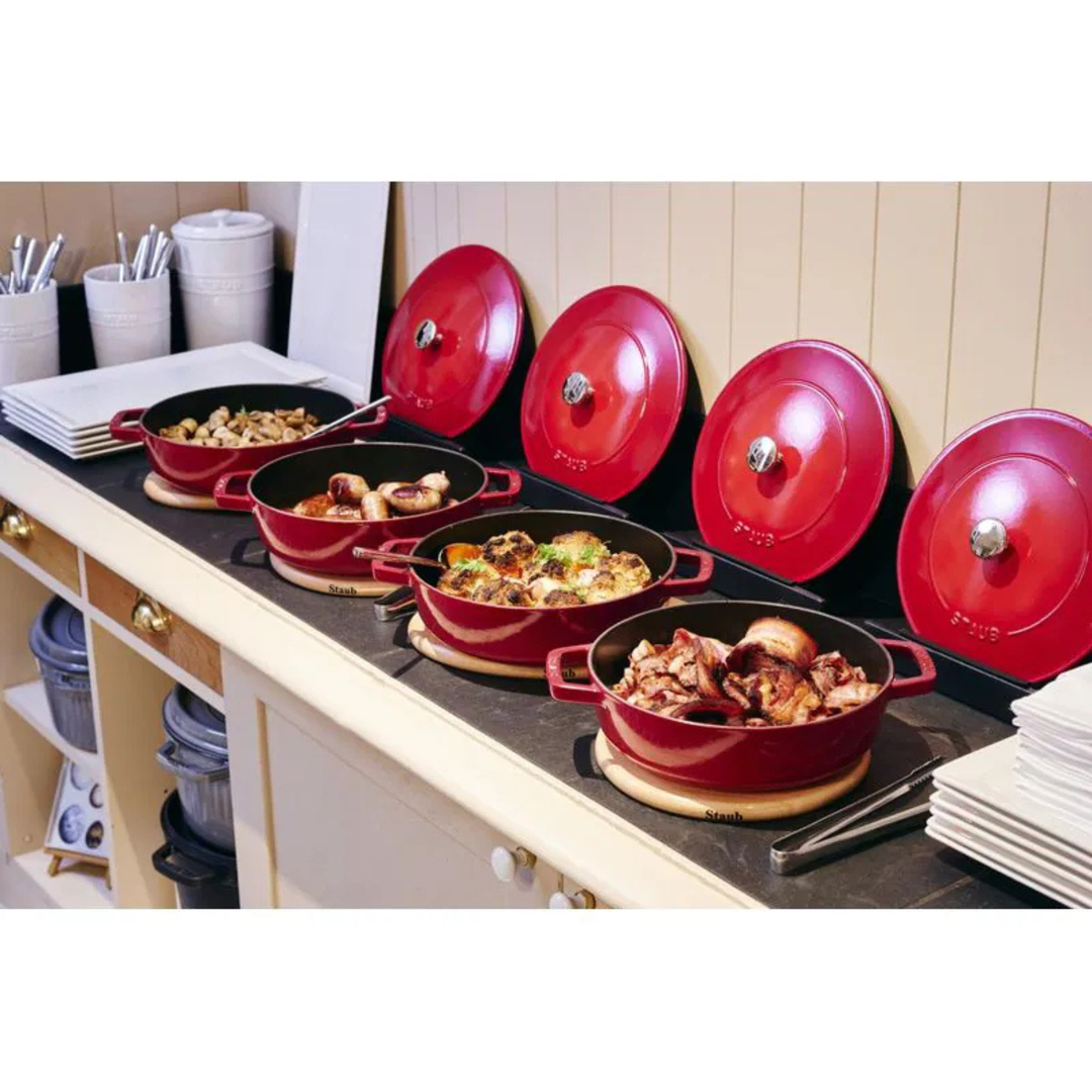 Staub Bräter Chistera 28 cm – Gusseisen Schmortopf 3.7 l