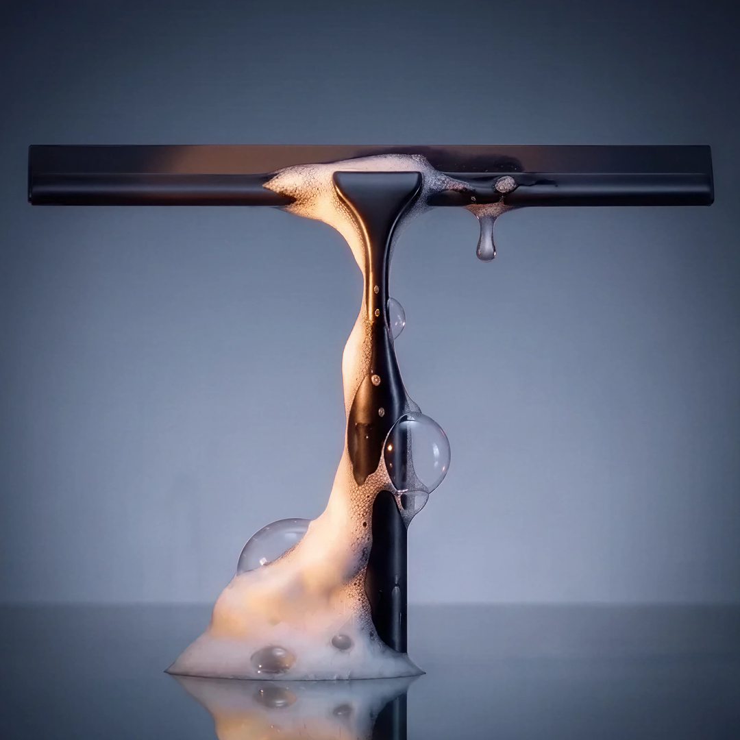 Ensemble d'accessoires de salle de bain noir sans perçage – 6 pièces