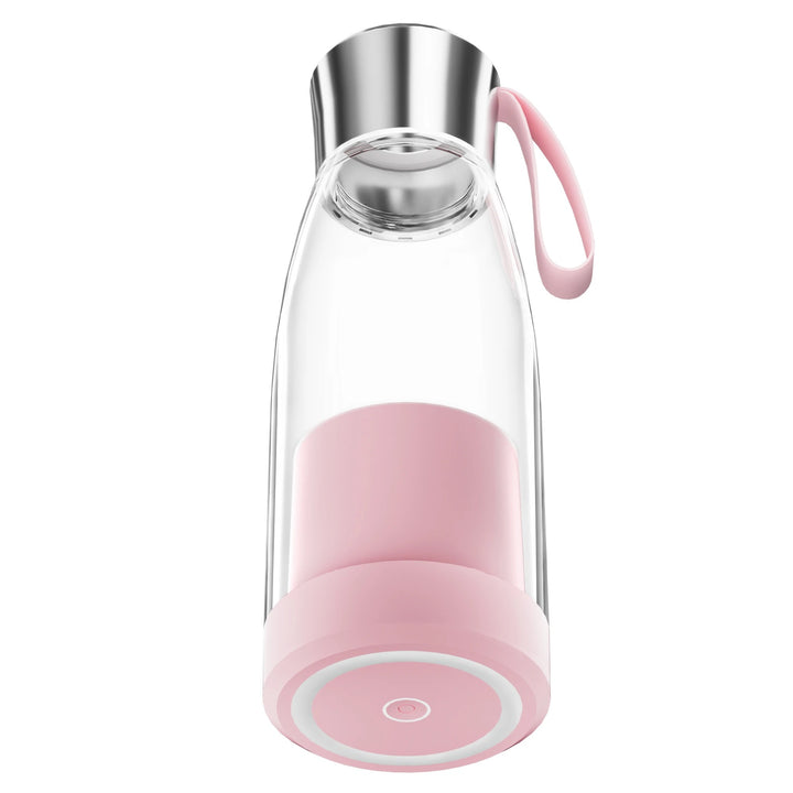 Fresh Juice Smoothie2Go Chic – Tragbarer Smoothie Maker 450ml, 4 Klingen, USB-C aufladbar, Mini-Mixer für unterwegs