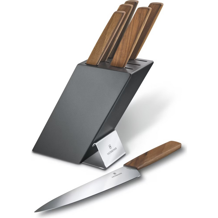 Victorinox Messerblock Swiss Modern – 6 Messer & Block