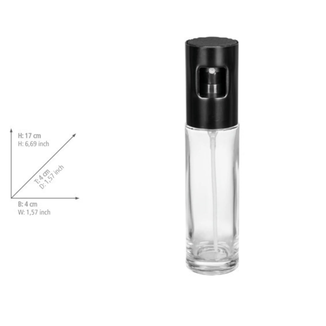 Wenko Nevo Öl- & Essig-Spender Set – 2×100 ml Glas mit Edelstahlkopf