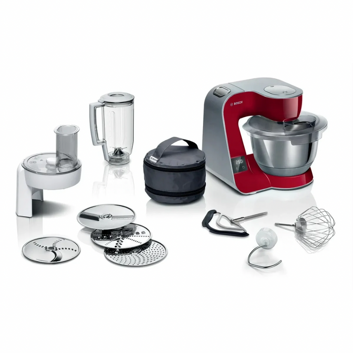 Bosch Küchenmaschine MUM58720 Rot Silber