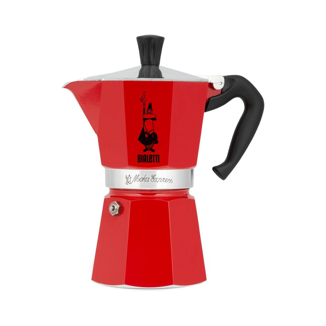 Bialetti Moka Express 6 Tassen, Rot