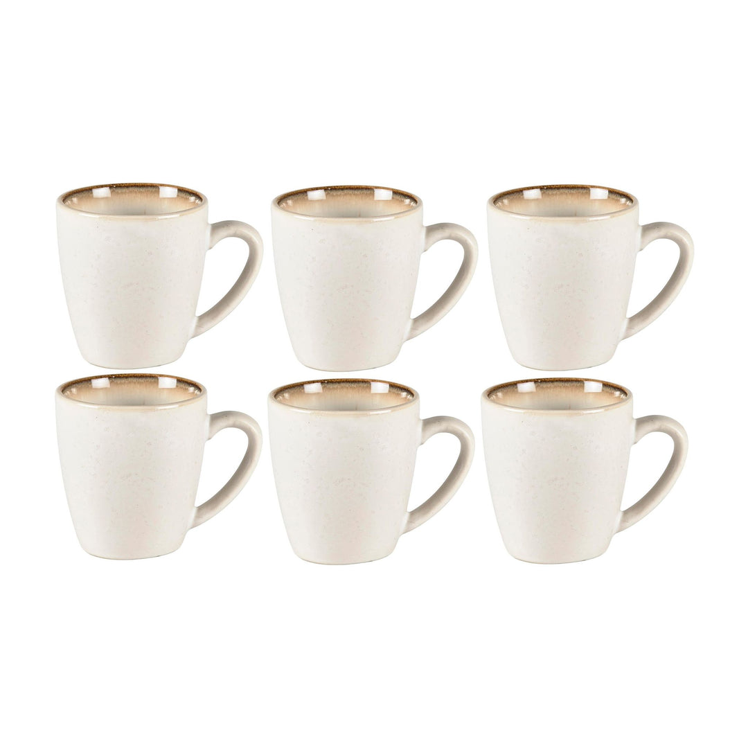 Bitz Gastro Kaffeetasse 190 ml, 6er-Set Creme