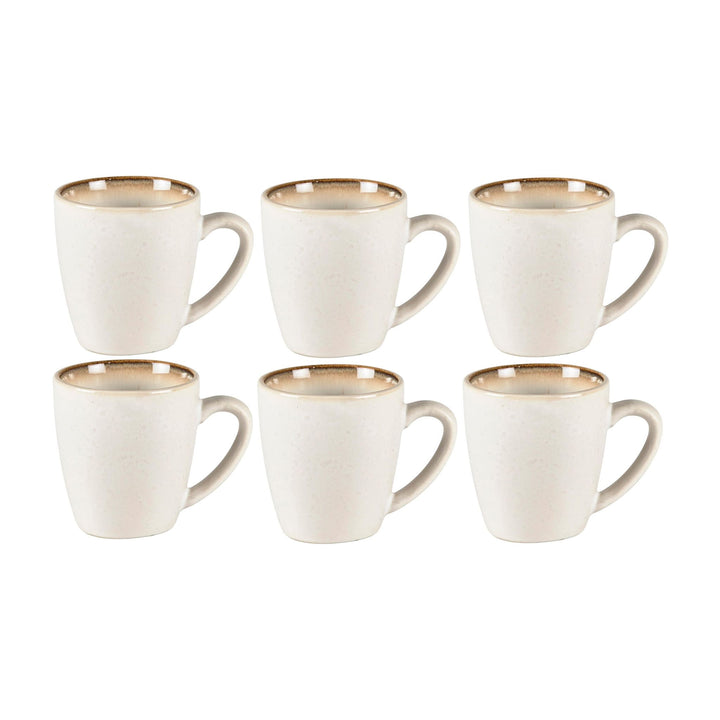 Bitz Gastro Kaffeetasse 190 ml, 6er-Set Creme