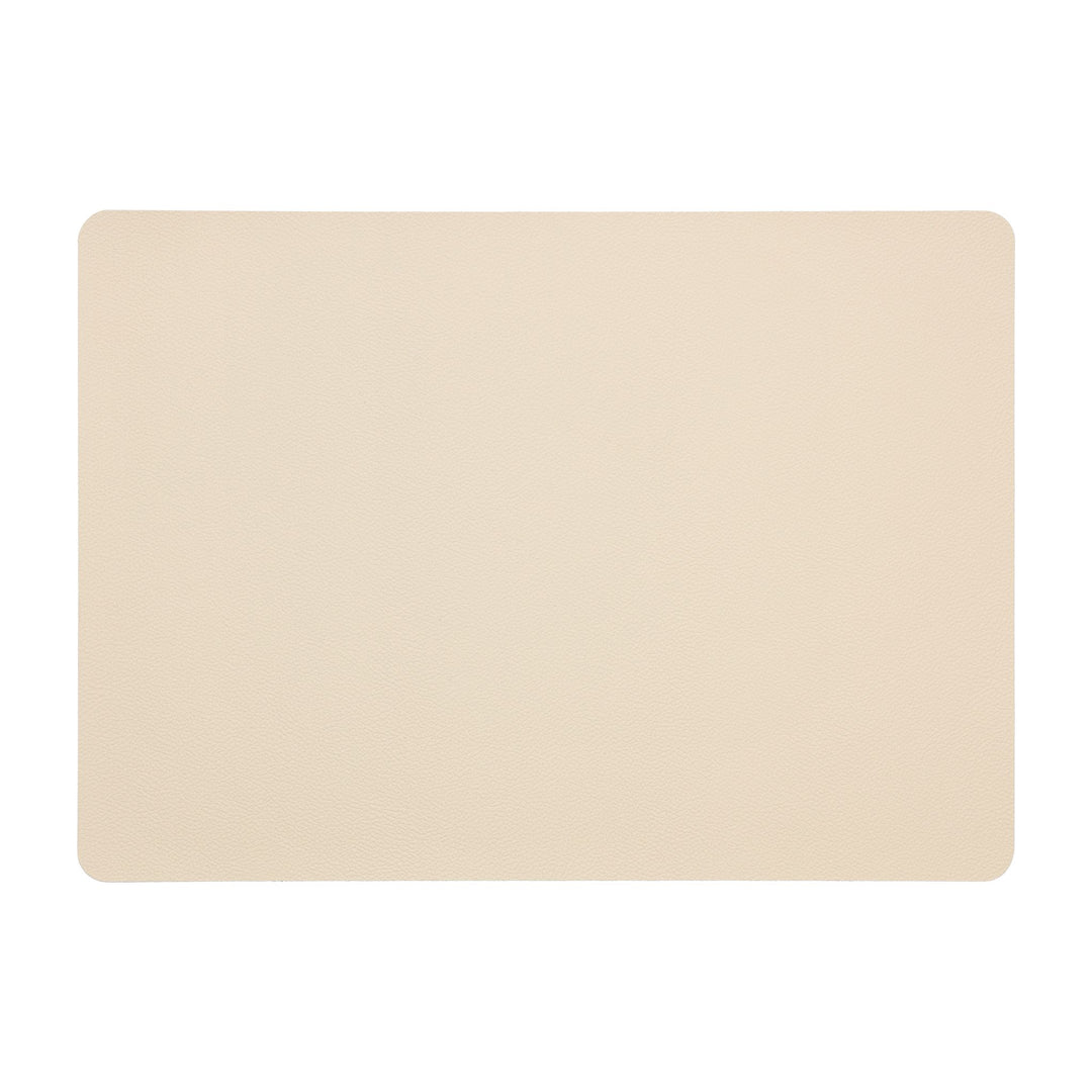 Bitz Tischset 33 x 46 cm, Schwarz/Creme, Seite Creme von oben