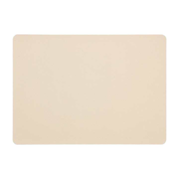 Bitz Tischset 33 x 46 cm, Schwarz/Creme, Seite Creme von oben