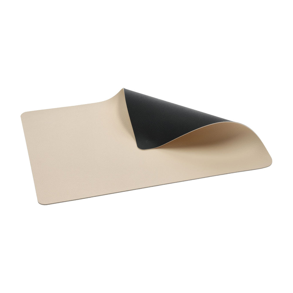 Set de table réversible Bitz 33 x 46 cm, noir/crème