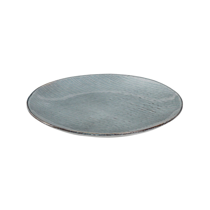Broste Copenhagen Teller Nordic Sea, 26 cm, Seitenansicht