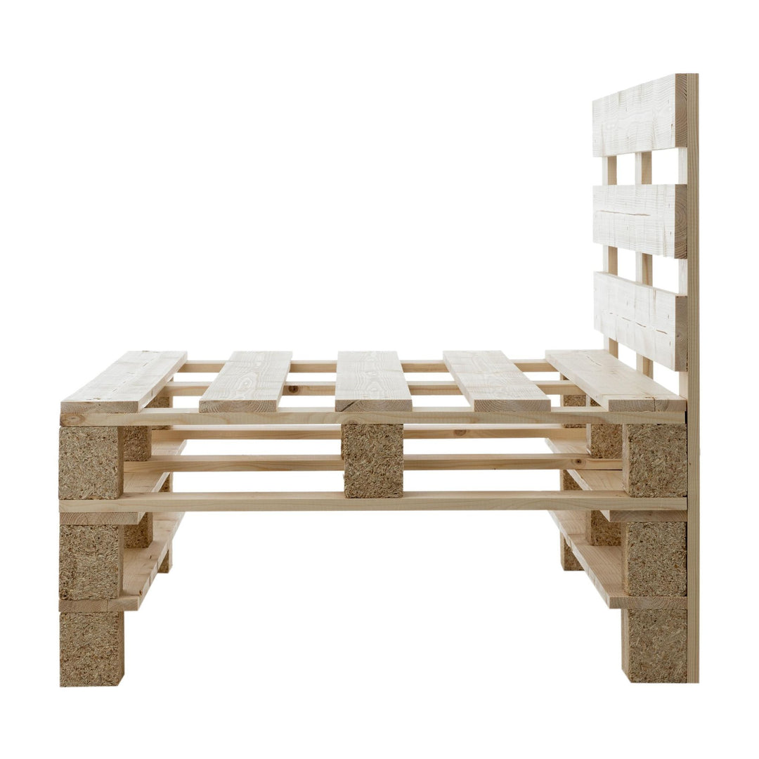 COCON Palettensofa Nature, Ansicht von der Seite