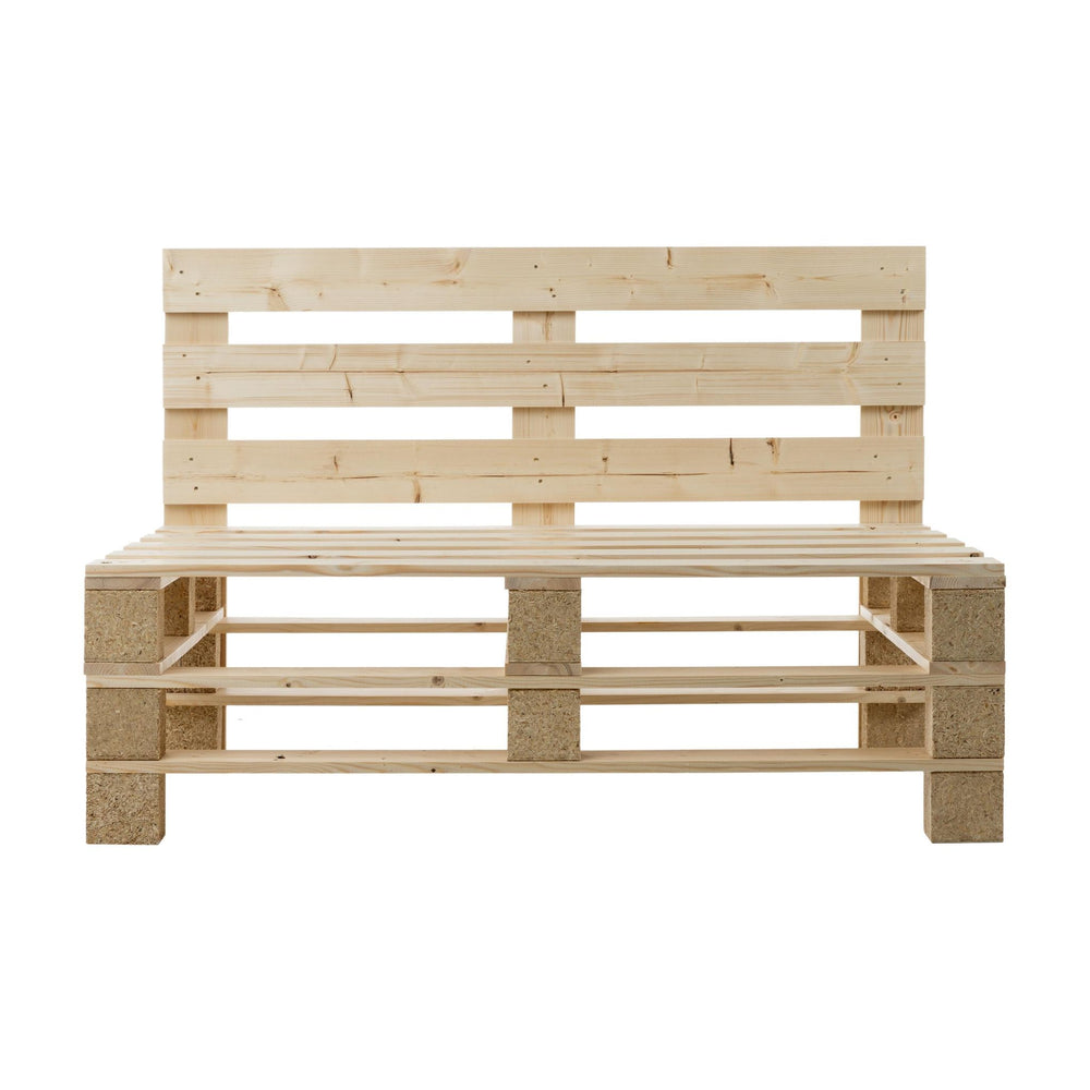 COCON Palettensofa Nature, Ansicht von vorne