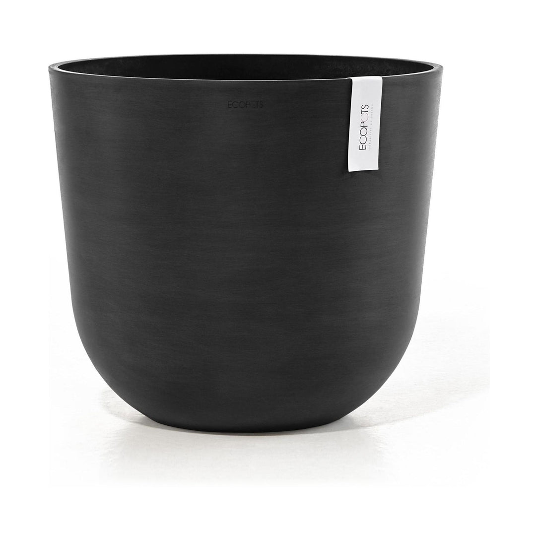 Ecopots Pflanzentopf Oslo, 45 cm Dunkelgrau