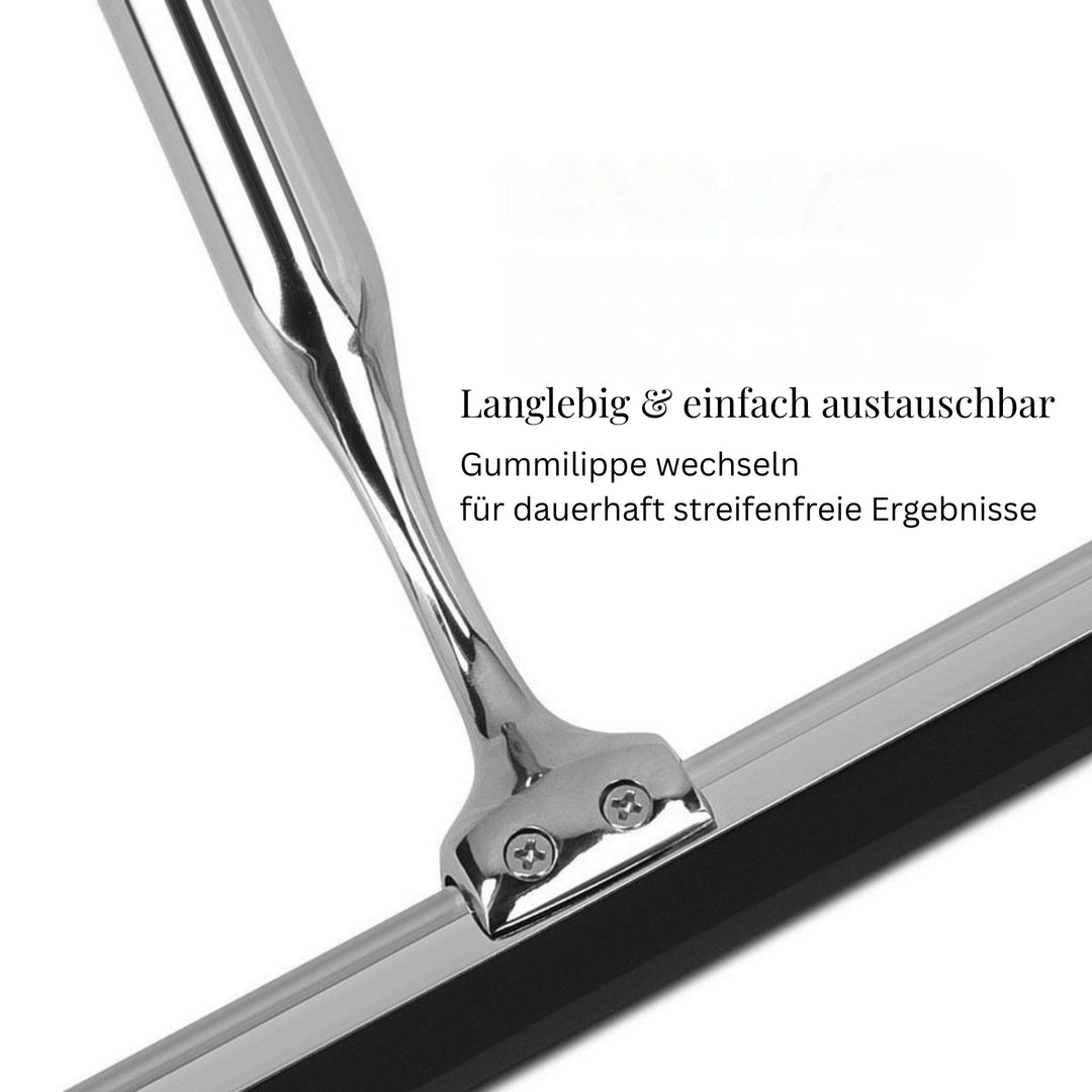 Detailansicht Ersatzgummi Duschabzieher hochwertige Gummilippe streifenfrei