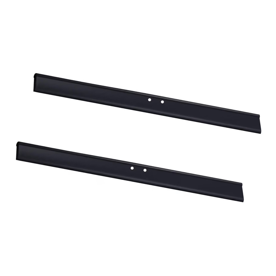 Ersatzgummi Duschabzieher schwarz 2er Set streifenfrei für Bad und Dusche